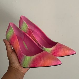 Colorful heels! Worn once